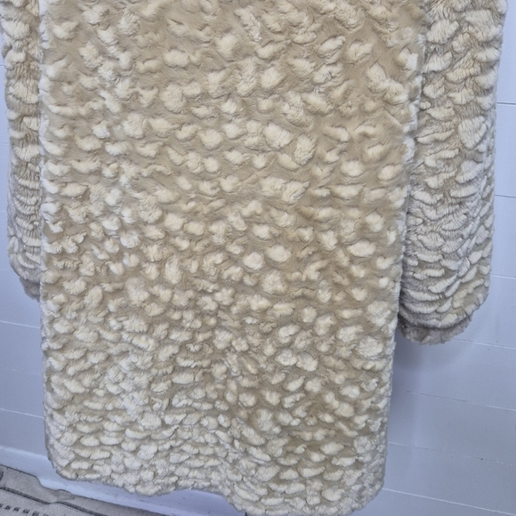 Brooks Brothers Cotton Faux Fur Coat Size L - Picture 10 of 16